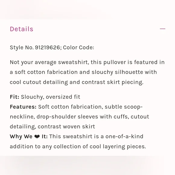 Free People Prairie Sweatshirt Medium - Picture 2 of 9